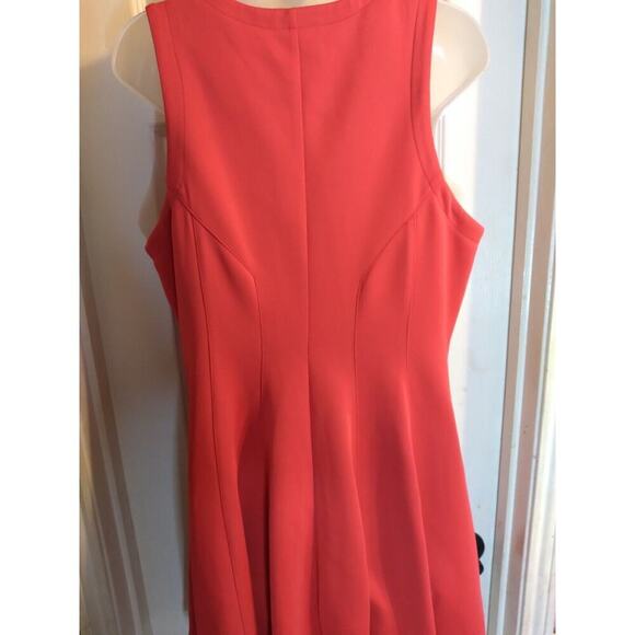 Bar Ill Dress Red Fit And Flare Sleeveless Full Zip Sz L - Picture 5 of 9